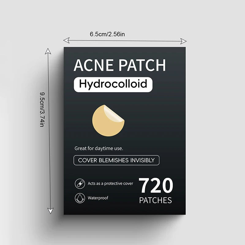 Adesivos secativos para acne.