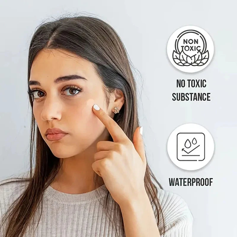Adesivos secativos para acne.