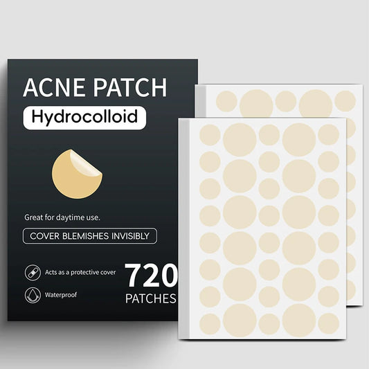 Adesivos secativos para acne.