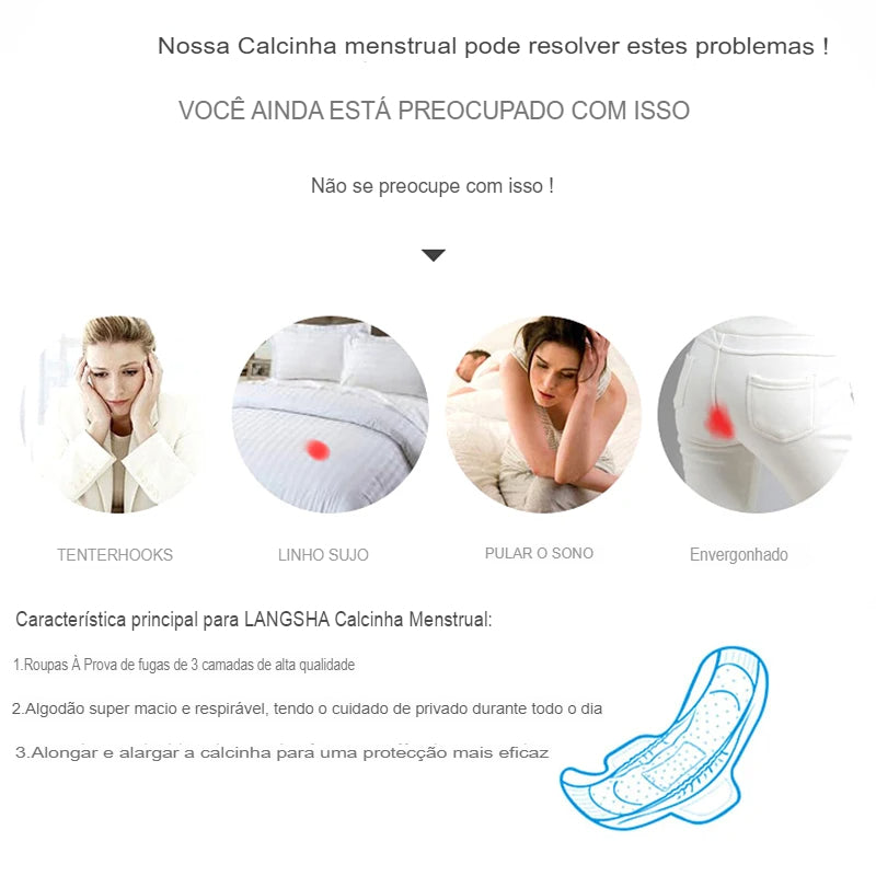 Plena Calcinha anti vazamento